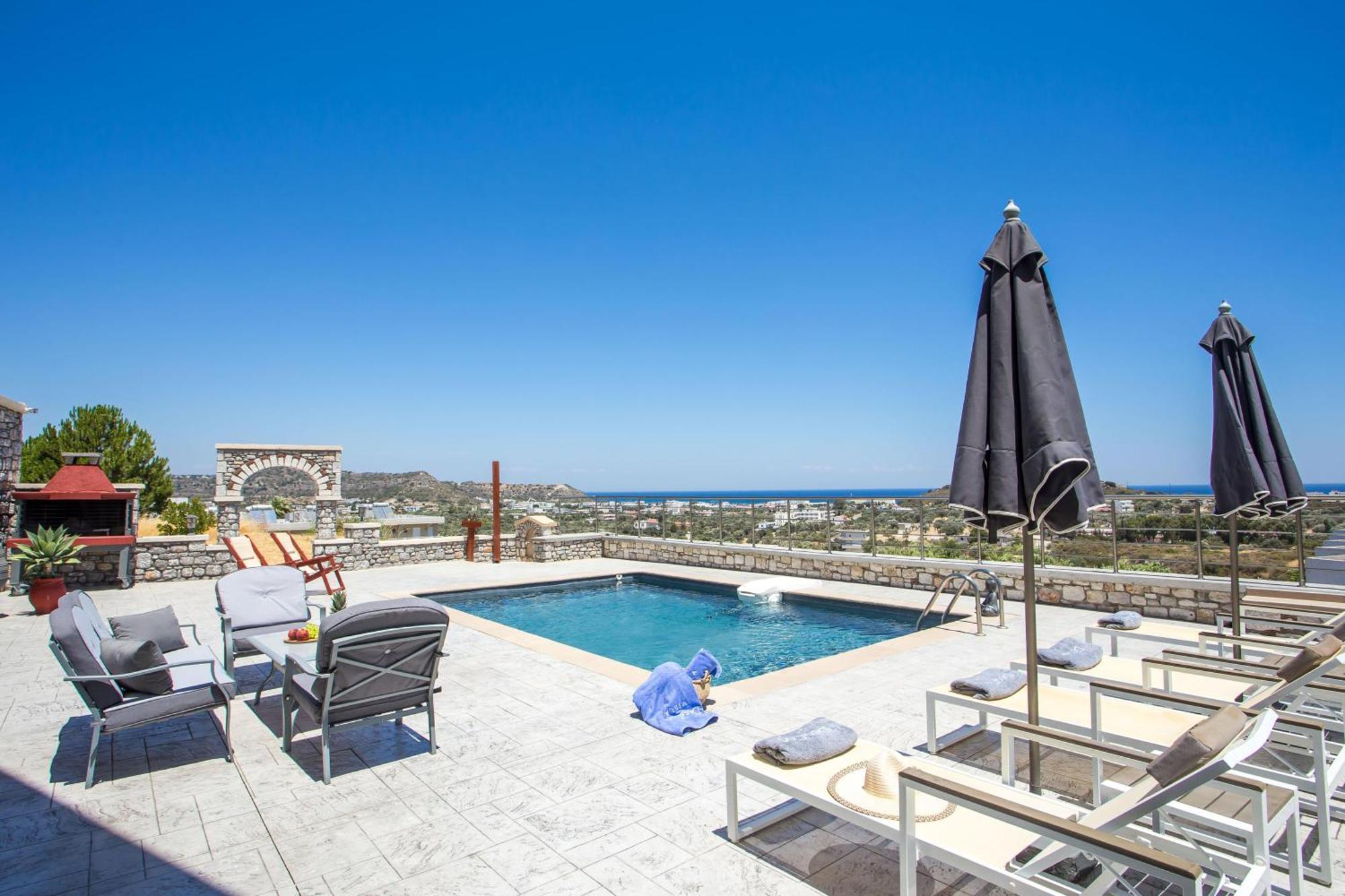 Des & Coo Luxury Villa With Private Pool Faliraki Exterior photo